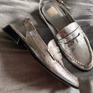 Dolce Vita  Silver Loafers